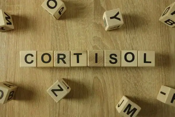 The Hidden Connection: How Stress Shapes Your Fitness and Body Composition 2 Image saying "Cortisol" and how stress Falkirk impacts your wellbeing and bodies shape